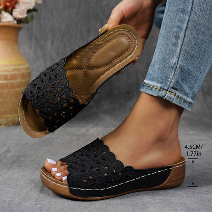 🌸 Lélegző, ortopédiai papucs nőknek nyitott orral, puha párnázással és boltozati támasztással | Egész napos kényelem, talpi fájdalomcsillapítás 👣✨
