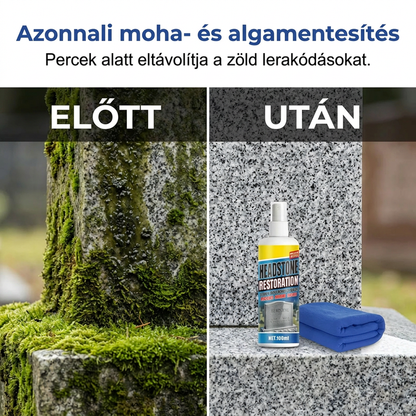 🏛️ Sírtisztító spray – gyors hatású | Gránithoz, márványhoz, kék kőhöz, természetes kőhöz – utánvéttel 🌿