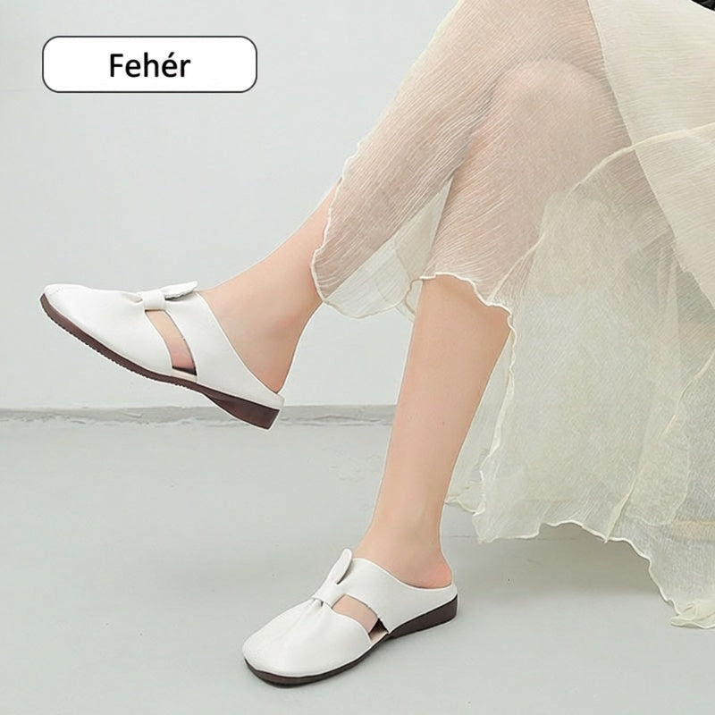 👡 Női csomós mules papucs – puha talp | Divatos dizájn, könnyű és rugalmas – tökéletes sétákhoz és városi programokhoz 🛍️